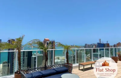 Apartamento com 2 dormitórios à venda, 58 m² por r$ 970.000,00 - meireles - fortaleza/ce