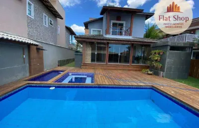 Casa com 4 dormitórios à venda, 260 m² por r$ 1.550.000,00 - cumbuco - caucaia/ce