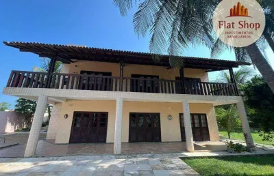 Casa com 5 dormitórios à venda, 402 m² por r$ 1.200.000 - cumbuco - caucaia/ce