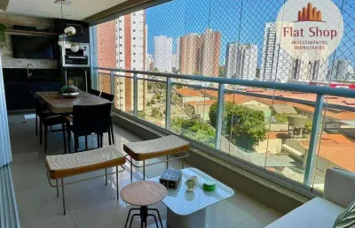 Apartamento com 3 dormitórios à venda, 156 m² por r$ 2.300.000,00 - aldeota - fortaleza/ce