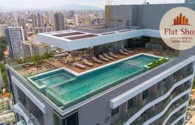 Apartamento studio à venda, 26 m² por r$ 490.000 - meireles - fortaleza/ce