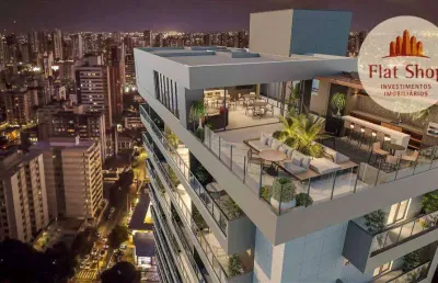 Apartamento com 1 dormitório à venda, 40 m² por r$ 520.000,00 - aldeota - fortaleza/ce