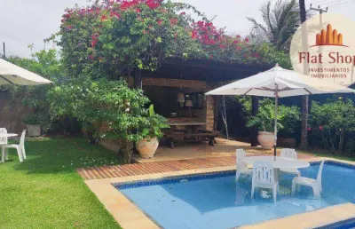 Casa com 5 dormitórios à venda, 500 m² por r$ 5.200.000,00 - cumbuco - caucaia/ce