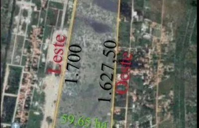 Terreno à venda, 596500 m² por r$ 8.947.500,00 - parada - são gonçalo do amarante/ce