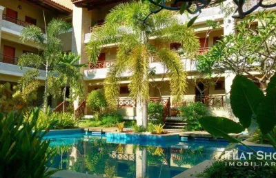 Apartamento com 01 dormitório à venda, 48 m² por r$ 440.000 - cumbuco - caucaia/ce