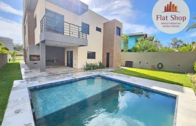 Casa com 4 dormitórios à venda, 263 m² por r$ 1.550.000,00 - cumbuco - caucaia/ce