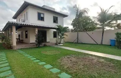 Casa em condomínio fechado com 4 quartos à venda na rodovia ba-099 - estrada do côco km 08, catu de abrantes, camaçari, 220 m2 por r$ 1.200.000