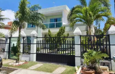 Casa em condomínio fechado com 4 quartos à venda na ba 099, abrantes, camaçari, 420 m2 por r$ 1.300.000