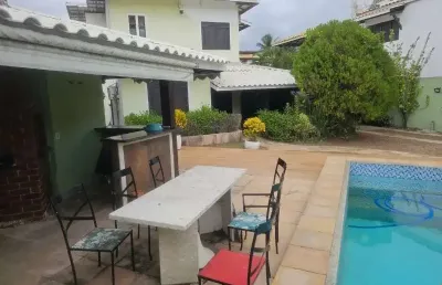Casa em condomínio fechado com 6 quartos para alugar na rua praia da sereia, vilas do atlantico, lauro de freitas, 300 m2 por r$ 6.800