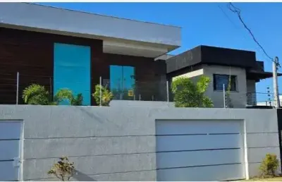 Casa em condomínio fechado com 4 quartos à venda na rua a, condomínio bosque de jaua, varge grande abrantes, camaçari, 300 m2 por r$ 950.000