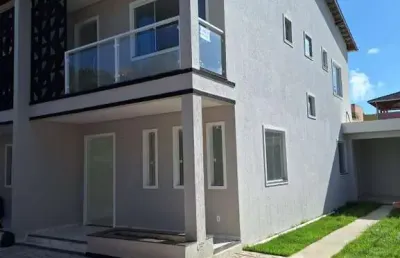Casa em condomínio fechado com 3 quartos à venda na avenida 31 de julho, ipitanga, lauro de freitas, 130 m2 por r$ 520.000