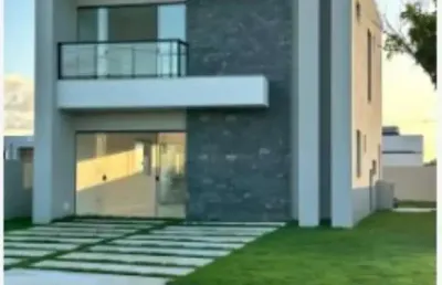 Casa em condomínio fechado com 4 quartos à venda na avenida vinte e oito de setembro, condomínio terras alphaville, centro, camaçari, 275 m2 por r$ 960.000