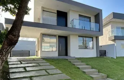 Casa em condomínio fechado com 4 quartos à venda na rua caraíva, alphaville litoral norte, alphaville (abrantes), camaçari, 370 m2 por r$ 1.680.000
