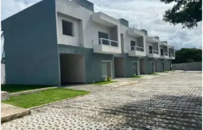 Casa em condomínio fechado com 3 quartos à venda na rua do bosque, boa união, camaçari, 120 m2 por r$ 450.000