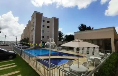 Apartamento com 2 quartos à venda na avenida professor theócrito batista, condomínio parque sun valley, caji, lauro de freitas, 45 m2 por r$ 160.000
