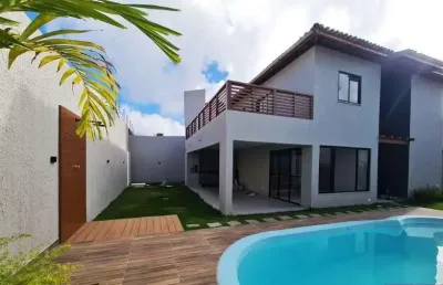 Casa em condomínio fechado com 5 quartos à venda na rua praia de tubarão, vilas do atlântico, vilas do atlantico, lauro de freitas, 300 m2 por r$ 990.000