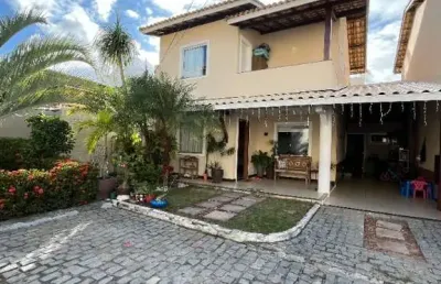 Casa em condomínio fechado com 4 quartos à venda na rua itamarajú, pitangueiras, pitangueiras, lauro de freitas, 122 m2 por r$ 720.000