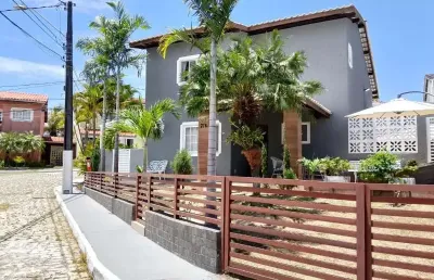 Casa em condomínio fechado com 4 quartos à venda na rua praia de tubarão, vilas do atlântico, vilas do atlantico, lauro de freitas, 300 m2 por r$ 1.150.000