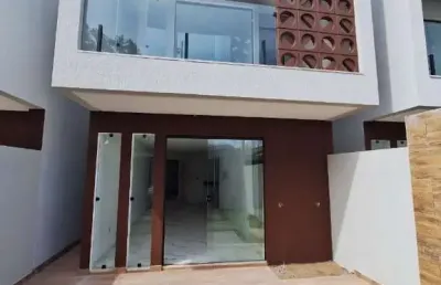 Casa em condomínio fechado com 3 quartos à venda na avenida brigadeiro alberto costa matos, pitangueiras, lauro de freitas, 115 m2 por r$ 580.000
