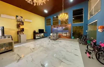 Maravilhosa casa com amplo salão de festas e área gourmet - jardim belvedere - volta redonda/rj