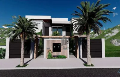 Belíssimas casas de alto padrão à venda, 183 m² por r$ 1.190.000 - morada da colina - volta redonda/rj
