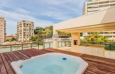 Cobertura com 3 quartos à venda na rua presidente carlos de campos, laranjeiras, rio de janeiro, 230 m2 por r$ 2.580.000