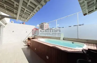 Cobertura com 3 quartos à venda na rua honório de barros, flamengo, rio de janeiro, 162 m2 por r$ 2.490.000