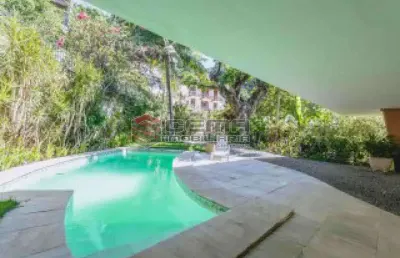 Casa em condomínio fechado com 4 quartos à venda na rua senador pedro velho, cosme velho, rio de janeiro, 640 m2 por r$ 4.496.000