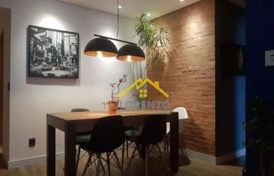 Apartamento com 3 dormitórios à venda, 59 m² por r$ 445.000,00 - vila valparaíso - santo andré/sp