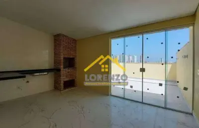 Cobertura com 2 dormitórios à venda, 94 m² por r$ 470.000,00 - vila curuçá - santo andré/sp
