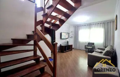 Sobrado à venda, 173 m² por r$ 762.000,00 - vila guiomar - santo andré/sp