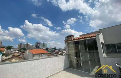 Cobertura à venda, 90 m² por r$ 460.000,00 - vila bastos - santo andré/sp