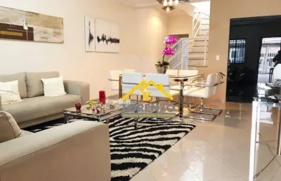 Sobrado com 3 dormitórios à venda, 140 m² por r$ 650.000,00 - santa teresinha - santo andré/sp