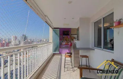 Apartamento à venda, 91 m² por r$ 880.000,00 - vila valparaíso - santo andré/sp
