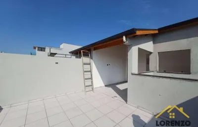 Cobertura com 2 dormitórios à venda, 96 m² por r$ 530.000,01 - vila scarpelli - santo andré/sp
