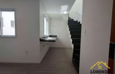 Cobertura com 2 dormitórios à venda, 88 m² por r$ 500.000,00 - parque das nações - santo andré/sp