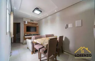 Cobertura com 2 dormitórios à venda, 80 m² por r$ 365.000,00 - jardim alvorada - santo andré/sp