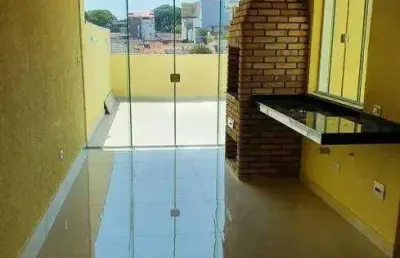 Cobertura com 2 dormitórios à venda, 94 m² por r$ 500.000,00 - vila camilópolis - santo andré/sp