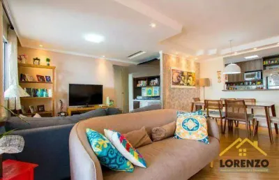 Apartamento com 3 dormitórios à venda, 115 m² por r$ 990.000 - vila valparaíso - santo andré/sp
