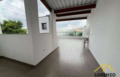 Cobertura com 2 dormitórios à venda, 96 m² por r$ 570.000,00 - paraíso - santo andré/sp