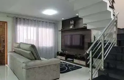 Sobrado com 3 dormitórios à venda, 153 m² por r$ 1.190.000 - vila santa teresa - santo andré/sp