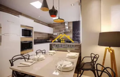 Apartamento com 2 dormitórios à venda, 38 m² por r$ 299.000,00 - vila eldízia - santo andré/sp
