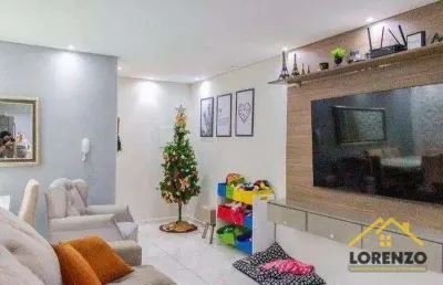 Apartamento com 3 dormitórios à venda, 80 m² por r$ 485.000,00 - vila marina - santo andré/sp