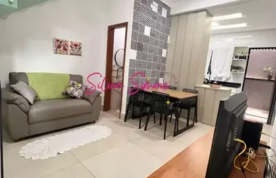 Sobrado para venda em praia grande, maracanã, 2 dormitórios, 2 banheiros, 1 vaga