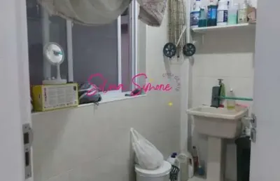 Casa sobreposta para venda em santos, macuco, 3 dormitórios, 1 suíte, 3 banheiros, 2 vagas