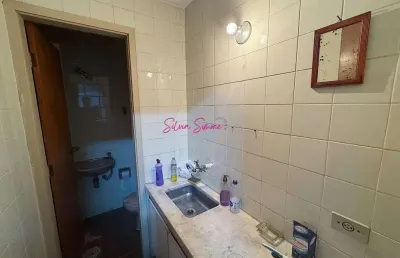 Sala comercial para locação em santos, centro, 2 banheiros, 1 vaga