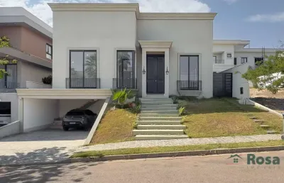 Casa à venda fachada neoclassica, com 4 suítes no condomínio villa jardim, cuiabá. - ca6801
