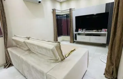 Casa semi-mobiliada, 4 quartos sendo 2 suítes, centro-norte, varzea grande - ca7816