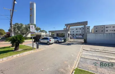 Apartamento mobiliado, planejado e com elevador, com 2 quartos, no chapada das dunas, próximo da unic, cuiabá. - ap8043