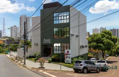 Sala comercial para locação no bairro aráes, próximo da avenida miguel sutil, cuiabá. - sa5206
